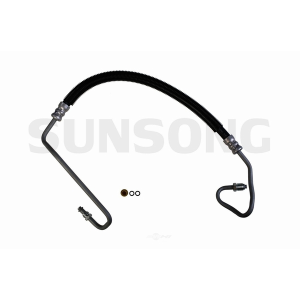 Sunsong Power Steering Pressure Line Hose Assembly-Hydroboost To Gear, 3401299 3401299