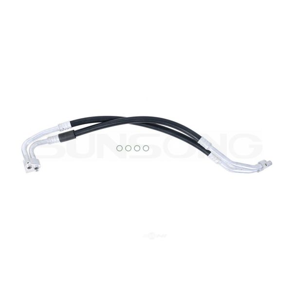Sunsong Engine Oil Cooler Hose Assembly - Inlet and Outlet Assembly, 5801282 5801282