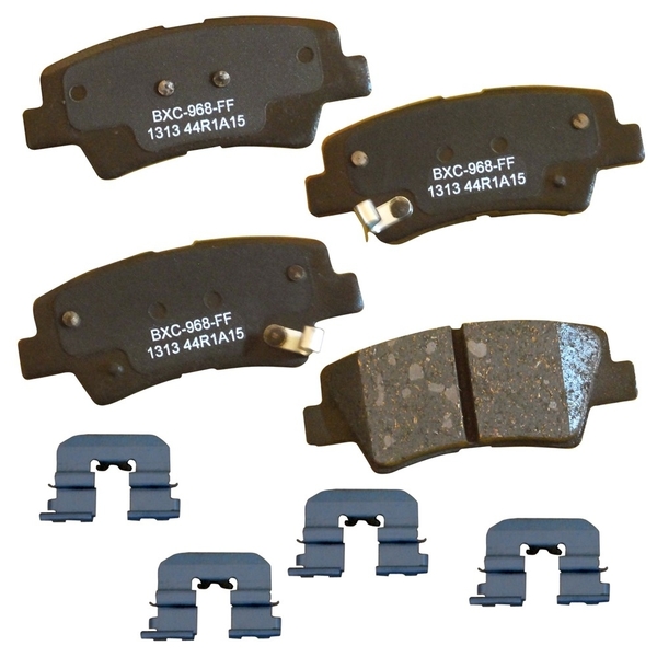 Stop By Bendix STOP Ceramic Disc Brake Pad - Rear, SBC1313 SBC1313