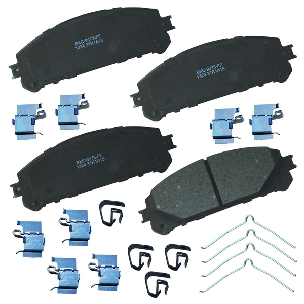 Stop By Bendix STOP Ceramic Disc Brake Pad, SBC1324, Front SBC1324