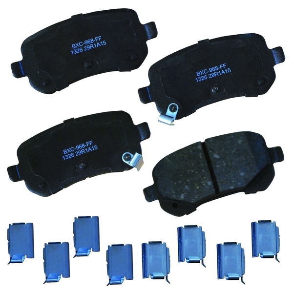 Stop By Bendix STOP Ceramic Disc Brake Pad, SBC1326, Rear SBC1326