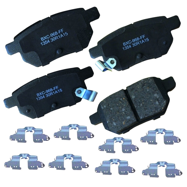 Stop By Bendix STOP Ceramic Disc Brake Pad - Rear, SBC1354 SBC1354