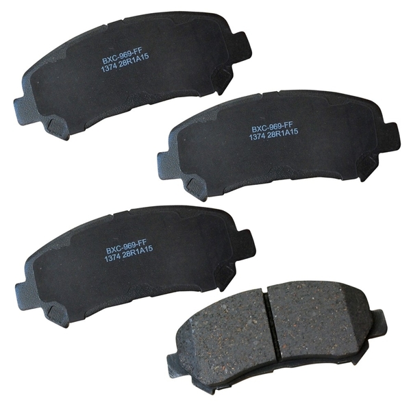 Stop By Bendix STOP Ceramic Disc Brake Pad - Front, SBC1374 SBC1374