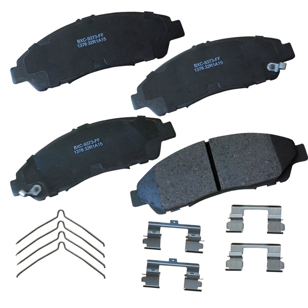 Stop By Bendix STOP Ceramic Disc Brake Pad - Front, SBC1378 SBC1378