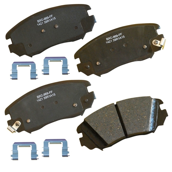 Stop By Bendix STOP Ceramic Disc Brake Pad - Front, SBC1421 SBC1421