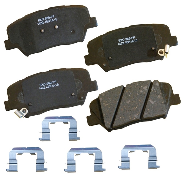 Stop By Bendix STOP Ceramic Disc Brake Pad - Front, SBC1432 SBC1432