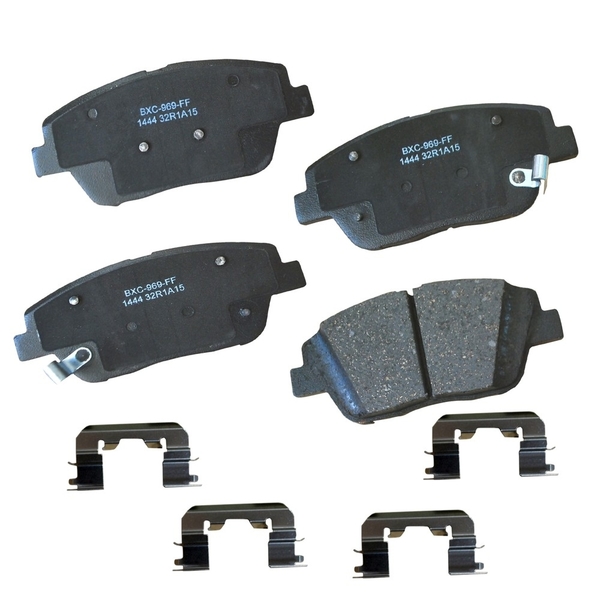 Stop By Bendix STOP Ceramic Disc Brake Pad - Front, SBC1444 SBC1444