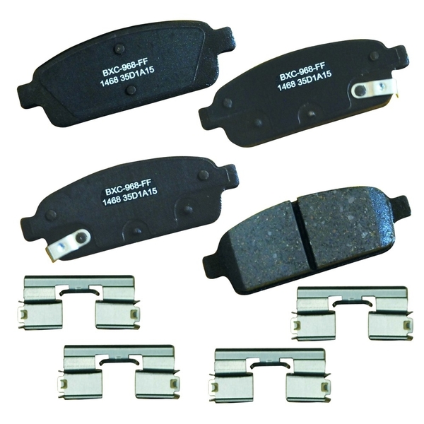 Stop By Bendix STOP Ceramic Disc Brake Pad - Rear, SBC1468 SBC1468