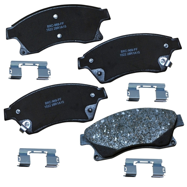 Stop By Bendix STOP Ceramic Disc Brake Pad - Front, SBC1522 SBC1522