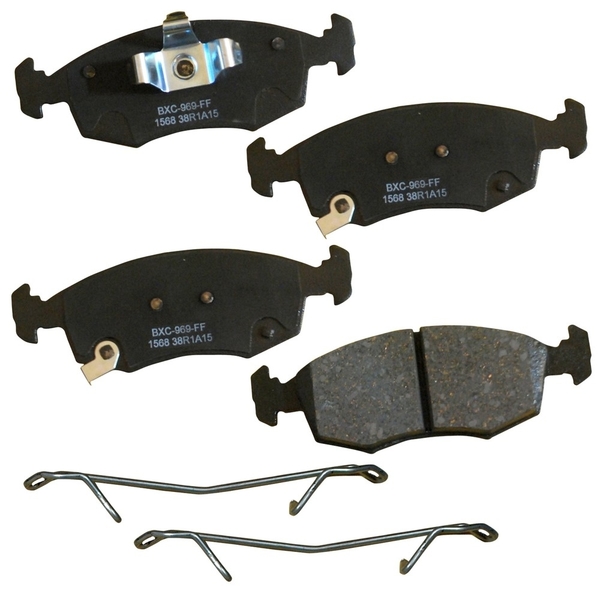 Stop By Bendix Disc Brake Pad Set 2012-2017 Fiat 500 1.4L, SBC1568 SBC1568