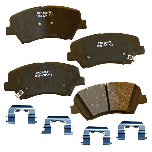 Stop By Bendix STOP Ceramic Disc Brake Pad - Front, SBC1595 SBC1595