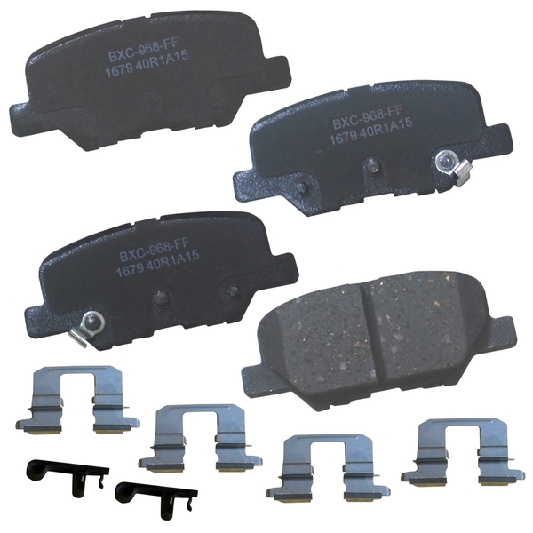 Stop By Bendix STOP Ceramic Disc Brake Pad - Rear, SBC1679 SBC1679