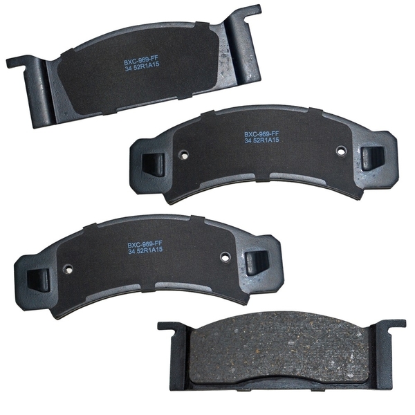 Stop By Bendix STOP Ceramic Disc Brake Pad - Front, SBC34 SBC34