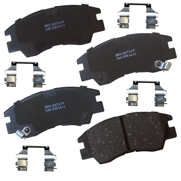 Stop By Bendix STOP Ceramic Disc Brake Pad - Front, SBC349 SBC349