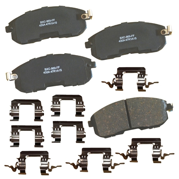 Stop By Bendix STOP Ceramic Disc Brake Pad - Front, SBC430A SBC430A