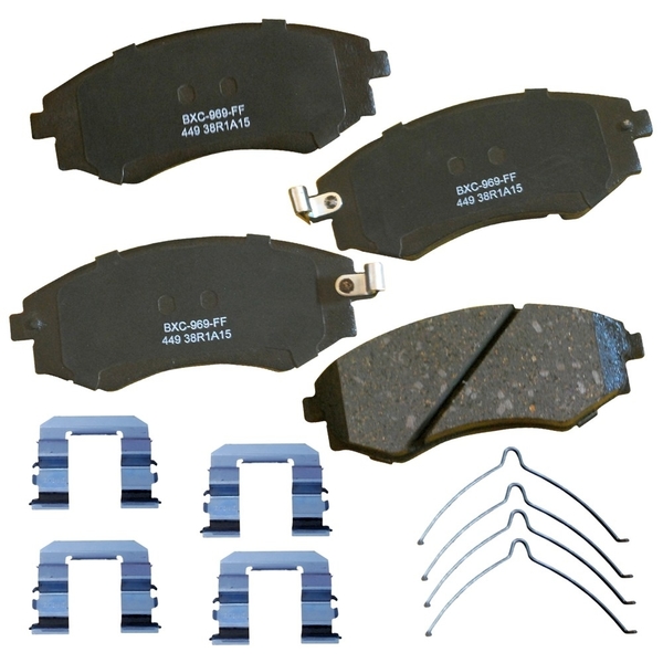 Stop By Bendix STOP Ceramic Disc Brake Pad - Front, SBC449 SBC449