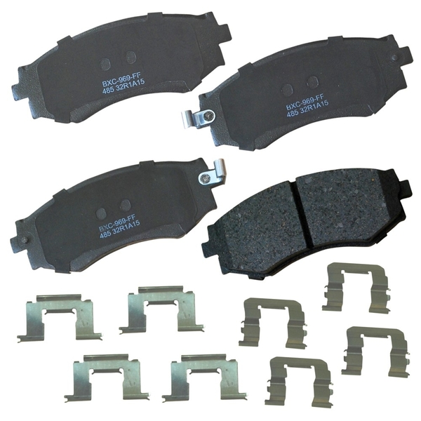 Stop By Bendix STOP Ceramic Disc Brake Pad - Front, SBC485 SBC485