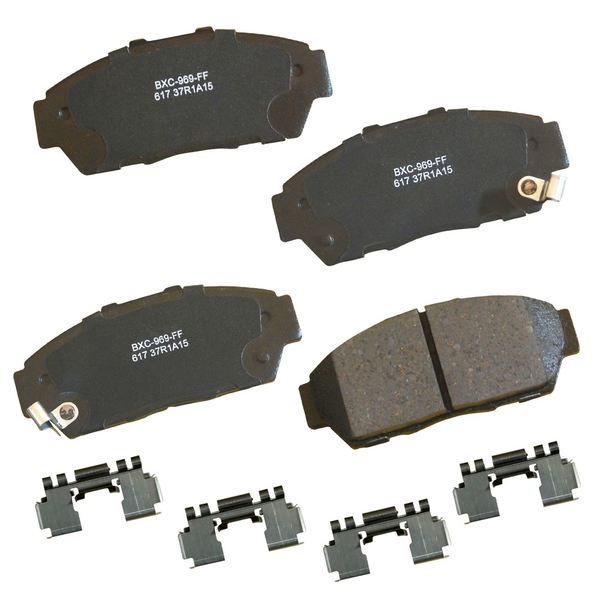 Stop By Bendix STOP Ceramic Disc Brake Pad - Front, SBC617 SBC617