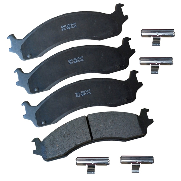 Stop By Bendix STOP Ceramic Disc Brake Pad - Front, SBC655 SBC655