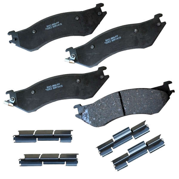 Stop By Bendix Disc Brake Pad Set 2000-2001 Dodge Ram 1500 3.9L 5.2L 5.9L, SBC702K2 SBC702K2