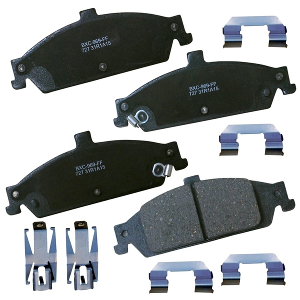 Stop By Bendix STOP Ceramic Disc Brake Pad - Front, SBC727 SBC727