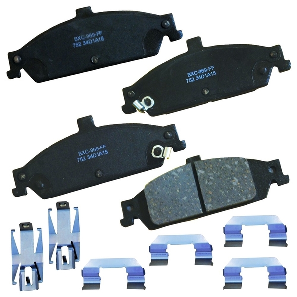 Stop By Bendix Disc Brake Pad Set 1999-2001 Pontiac Grand Am 2.4L, SBC752, Front SBC752