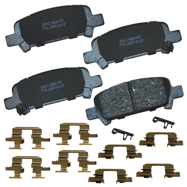 Stop By Bendix STOP Ceramic Disc Brake Pad - Rear, SBC770 SBC770