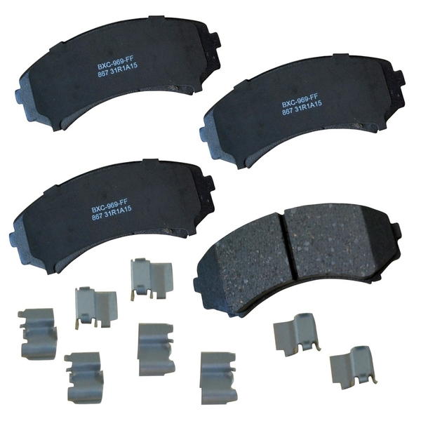 Stop By Bendix STOP Ceramic Disc Brake Pad - Front, SBC867 SBC867