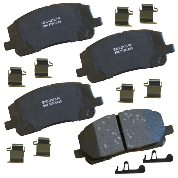 Stop By Bendix STOP Ceramic Disc Brake Pad - Front, SBC884 SBC884