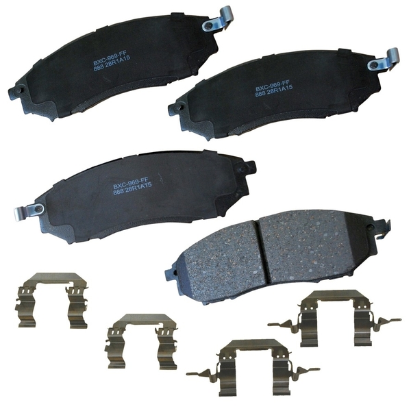 Stop By Bendix STOP Ceramic Disc Brake Pad - Front, SBC888 SBC888