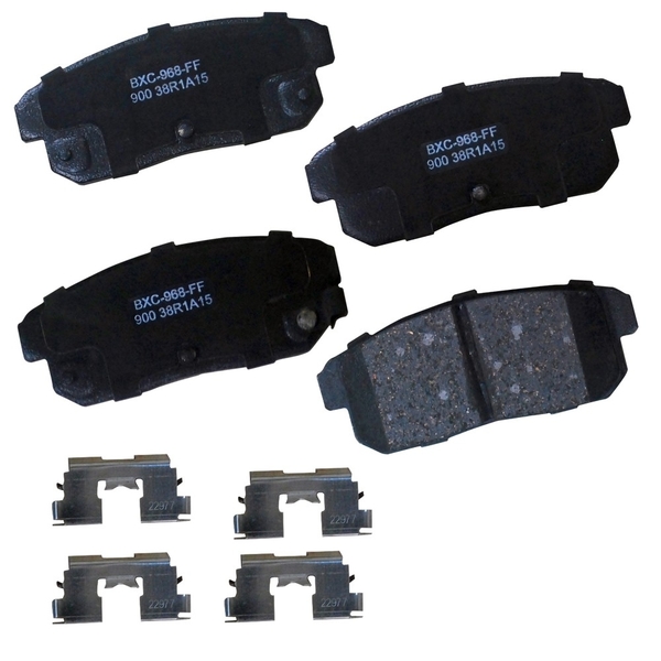 Stop By Bendix STOP Ceramic Disc Brake Pad - Rear, SBC900 SBC900