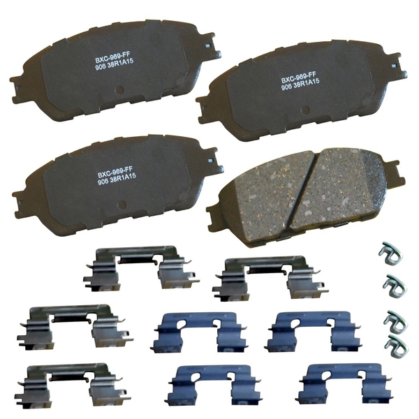 Stop By Bendix STOP Ceramic Disc Brake Pad - Front, SBC906 SBC906