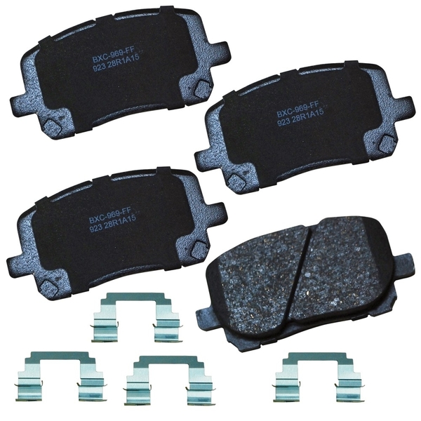 Stop By Bendix STOP Ceramic Disc Brake Pad - Front, SBC923 SBC923