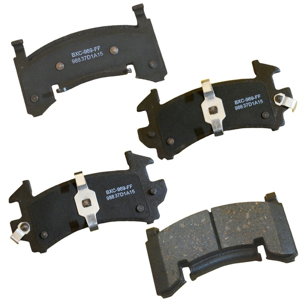 Stop By Bendix STOP Ceramic Disc Brake Pad - Front, SBC988 SBC988