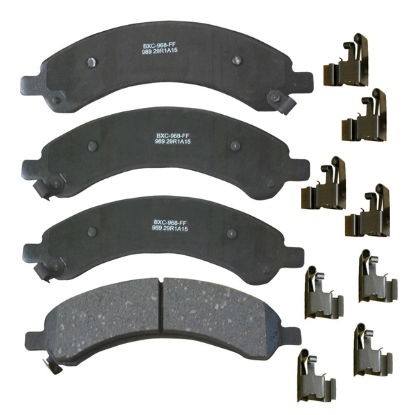 Stop By Bendix Disc Brake Pad Set, SBC989, Rear SBC989