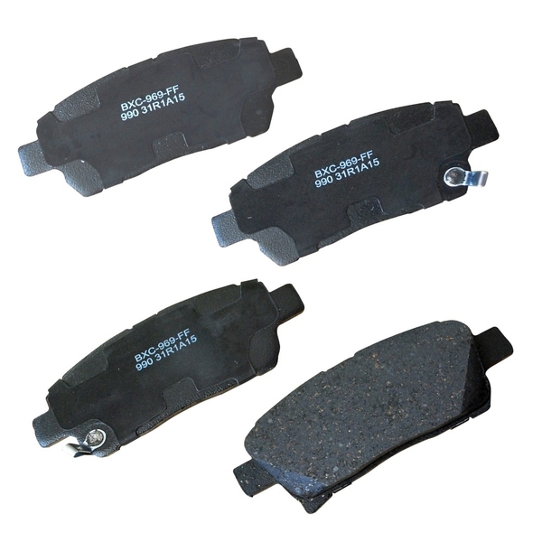 Stop By Bendix STOP Ceramic Disc Brake Pad - Front, SBC990 SBC990