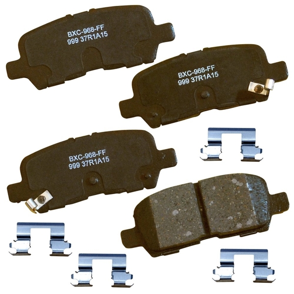 Stop By Bendix STOP Ceramic Disc Brake Pad - Rear, SBC999 SBC999