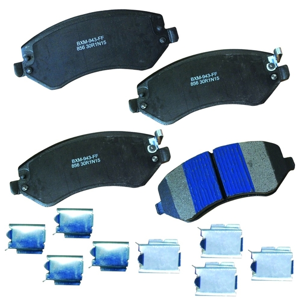 Stop By Bendix Stop Semi-Metallic Disc Brake Pad - Front, SBM856 SBM856