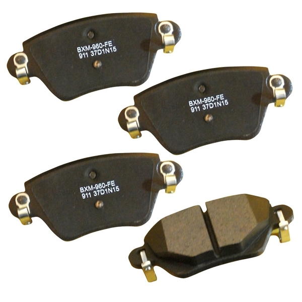 Stop By Bendix Stop Semi-Metallic Disc Brake Pad - Rear, SBM911 SBM911