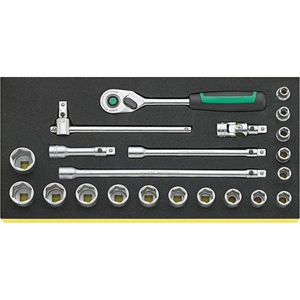 Stahlwille Tools Tool set 1/3-tray21-pcs. 456/16/6 QR No.TCS | 96830367 Zoro