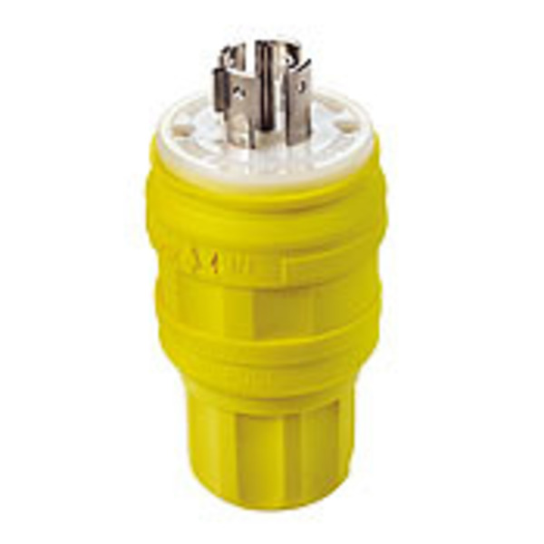 Leviton 20A Watertight Locking Plug 4P 5W 120/208Vac 26W81