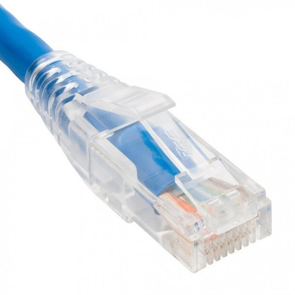 Icc PATCH CORD CAT5e CLEARBOOT 10FT 25PK BLUE ICPCSM10BL