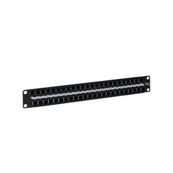 Icc PATCH PANEL, CAT6A, FEED-THRU 48-P, 2RMS ICMPP48CPA
