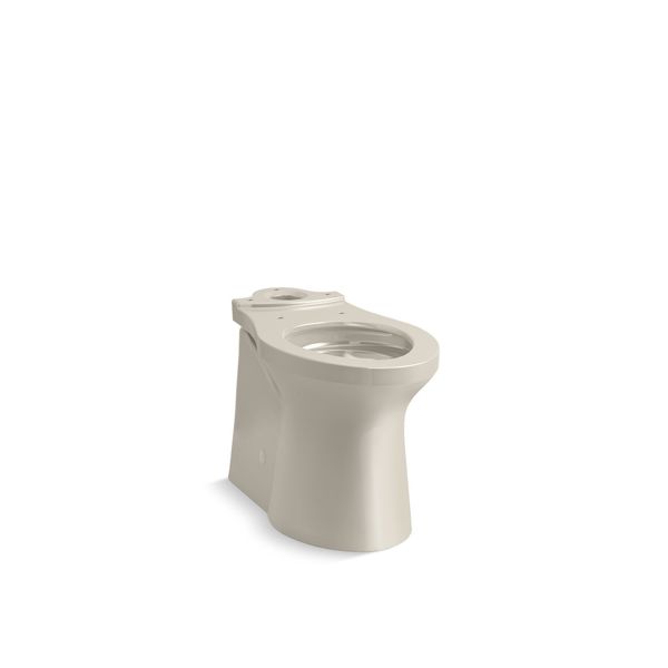 Kohler Betello™ Comfort Height® elongated toilet bowl with skirted ...