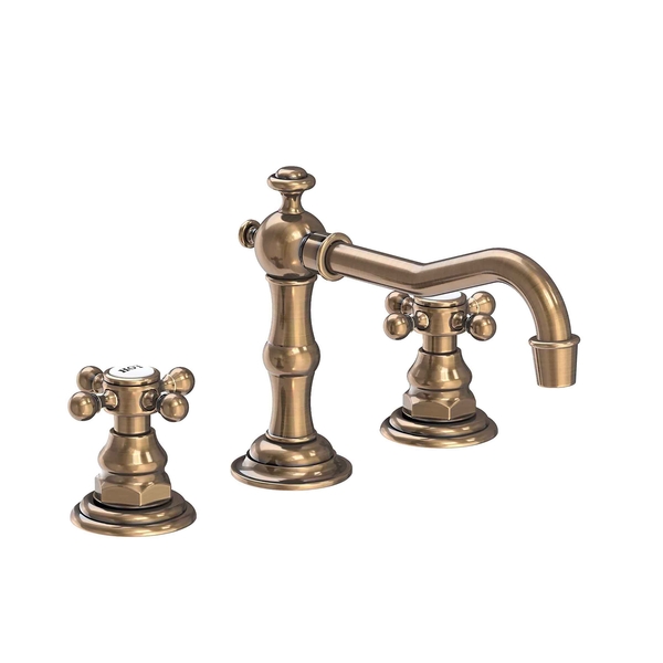 Newport Brass Widespread Lavatory Faucet in Antique Brass 930/06