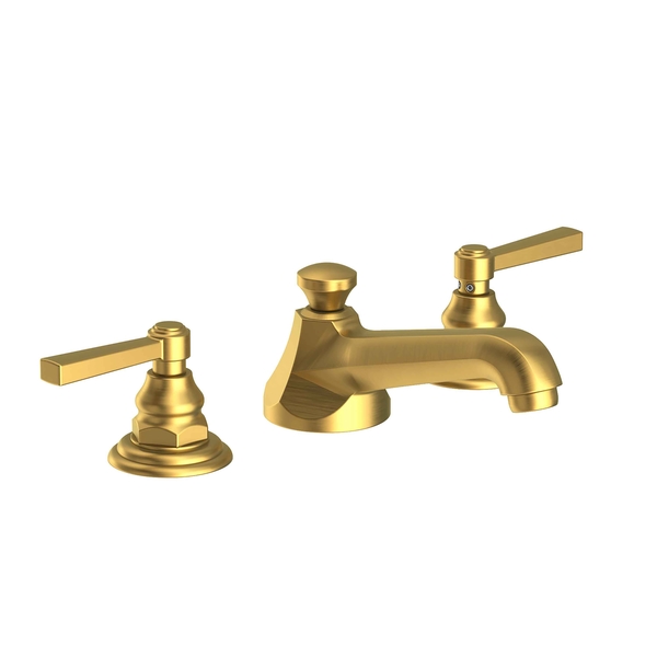 Newport Brass Wall Mount Lavatory Faucet in French Gold (Pvd) 3