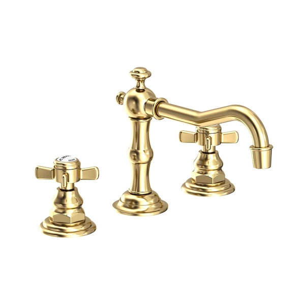 Newport Brass Widespread Lavatory Faucet in Forever Brass (Pvd