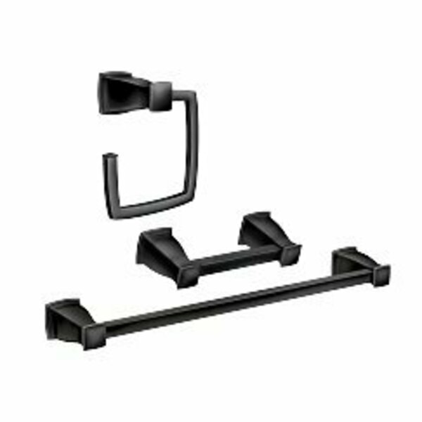 Moen Align Matte Black Single-Hook Wall Mount Towel Hook in the Towel Hooks  department at