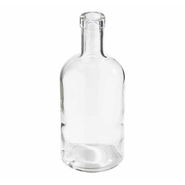 12/Case - Bulk 750 ml Glass Oblong Tapered New Amsterdam Liquor Bottle 21.5 mm Bar to | TricorBraun