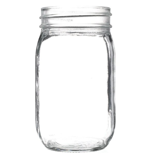16oz (Pint) Economy Round Glass Jar - 70-450 Finish